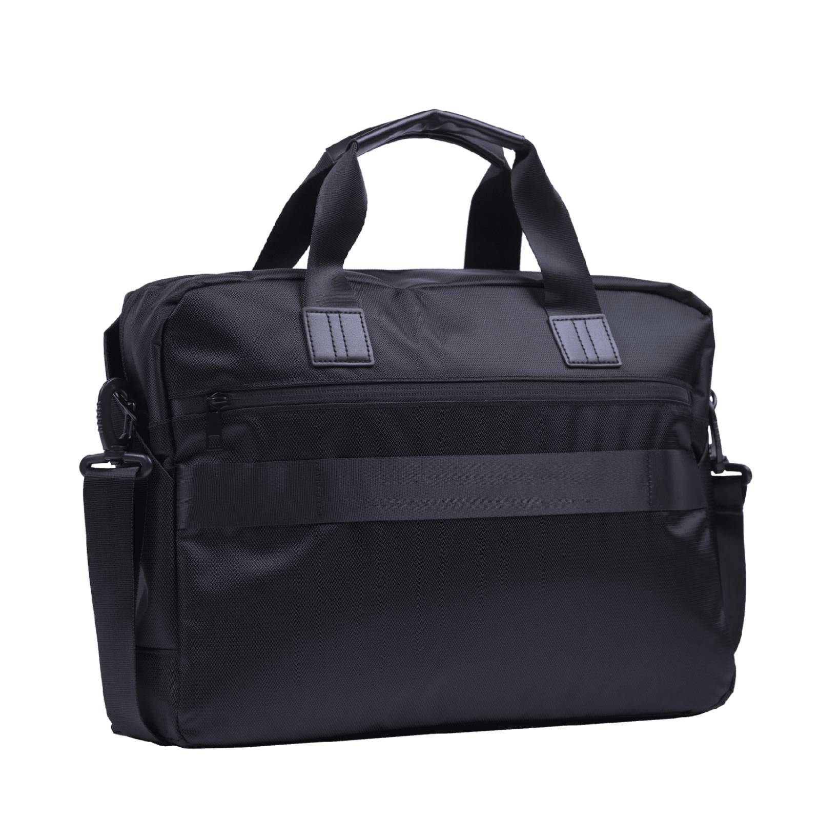 LUCKMAN Portafolio para Hombre tipo Maletín Ejecutivo, Funda y Mochila para Laptop hasta 15.6 Pulgadas, Dante, Negro 