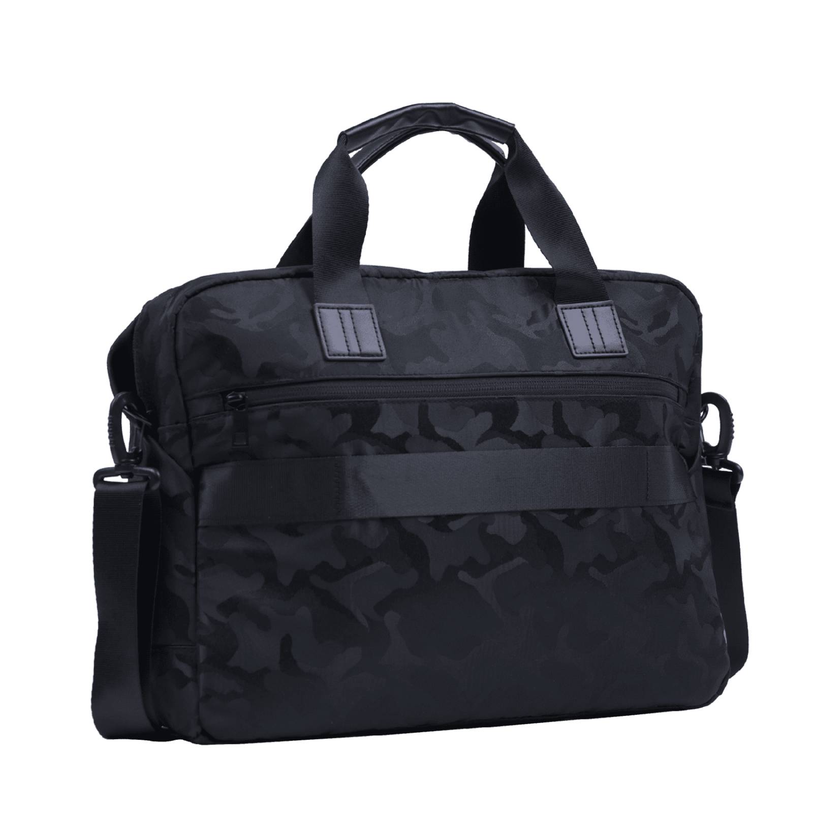 LUCKMAN Portafolio para Hombre tipo Maletín Ejecutivo, Funda y Mochila para Laptop hasta 15.6 Pulgadas, Dante, Negro 