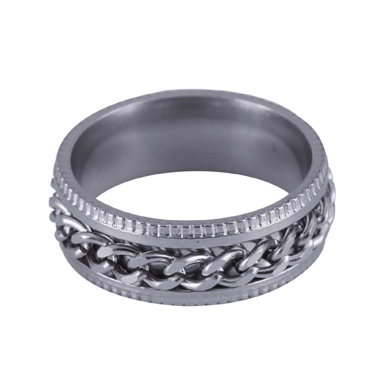 Anillo Ojo Dios Anillo Giratorio Ojo De Dios - Acero Inoxidable