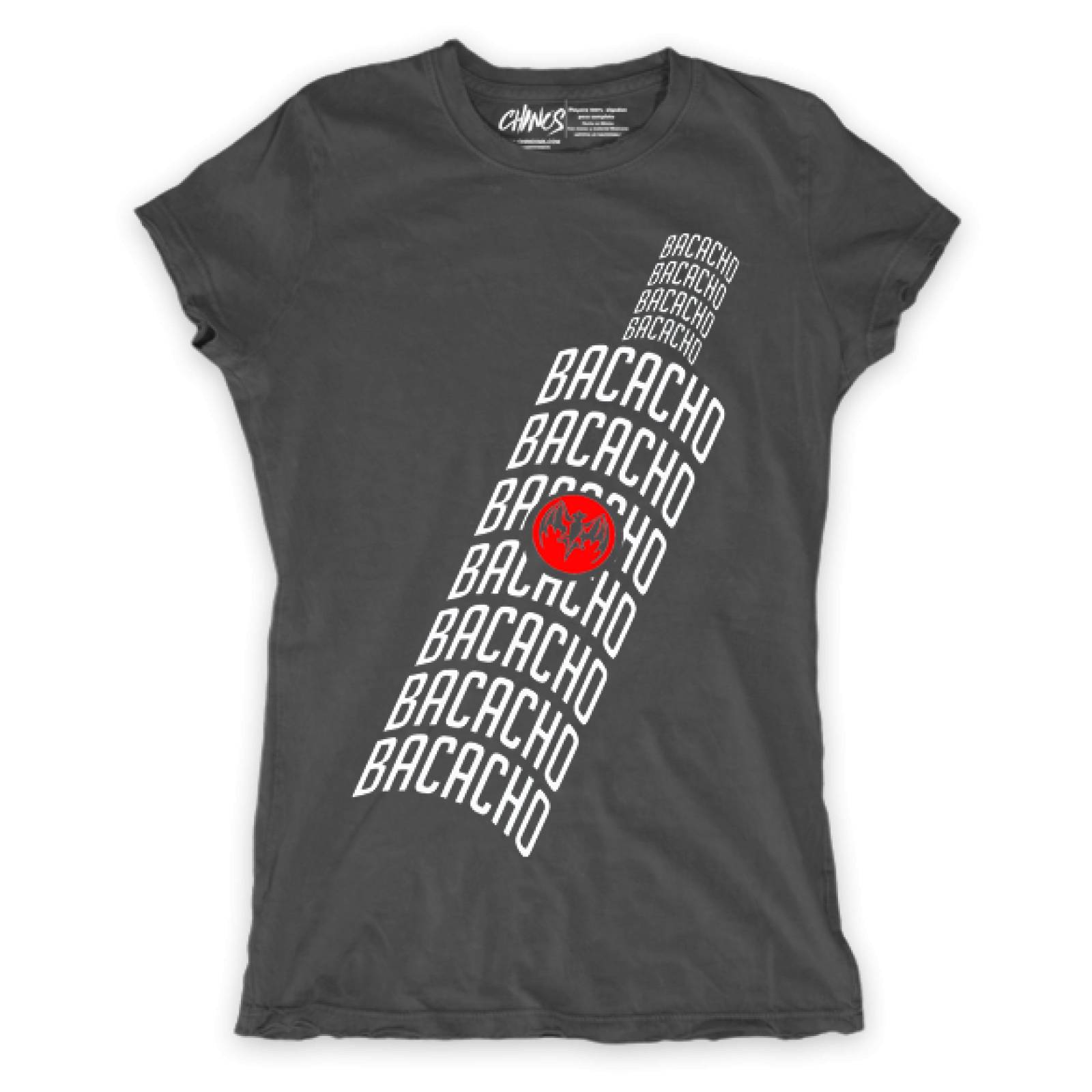 PLAYERA PARA DAMA ESTAMPADO BACARDI, WACARDI