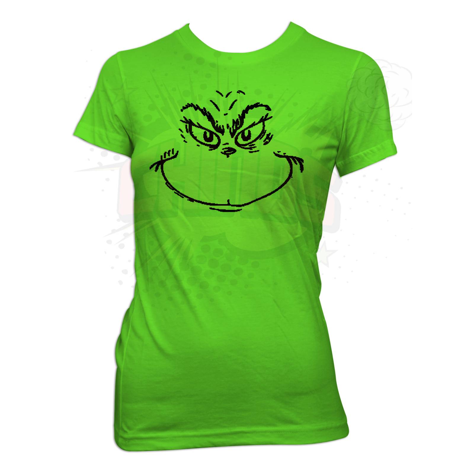 PLAYERA PARA DAMA DE EL GRINCH, NAVIDAD, DISFRAZ, GRACISOSA, DIVERTIDA, PLAYERAS CHINOS