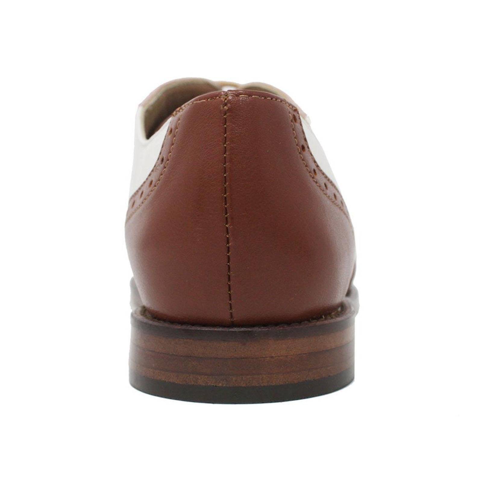 EMMA - Classic Regina Romero Zapato Bostoniano de Piso para Dama en Piel 