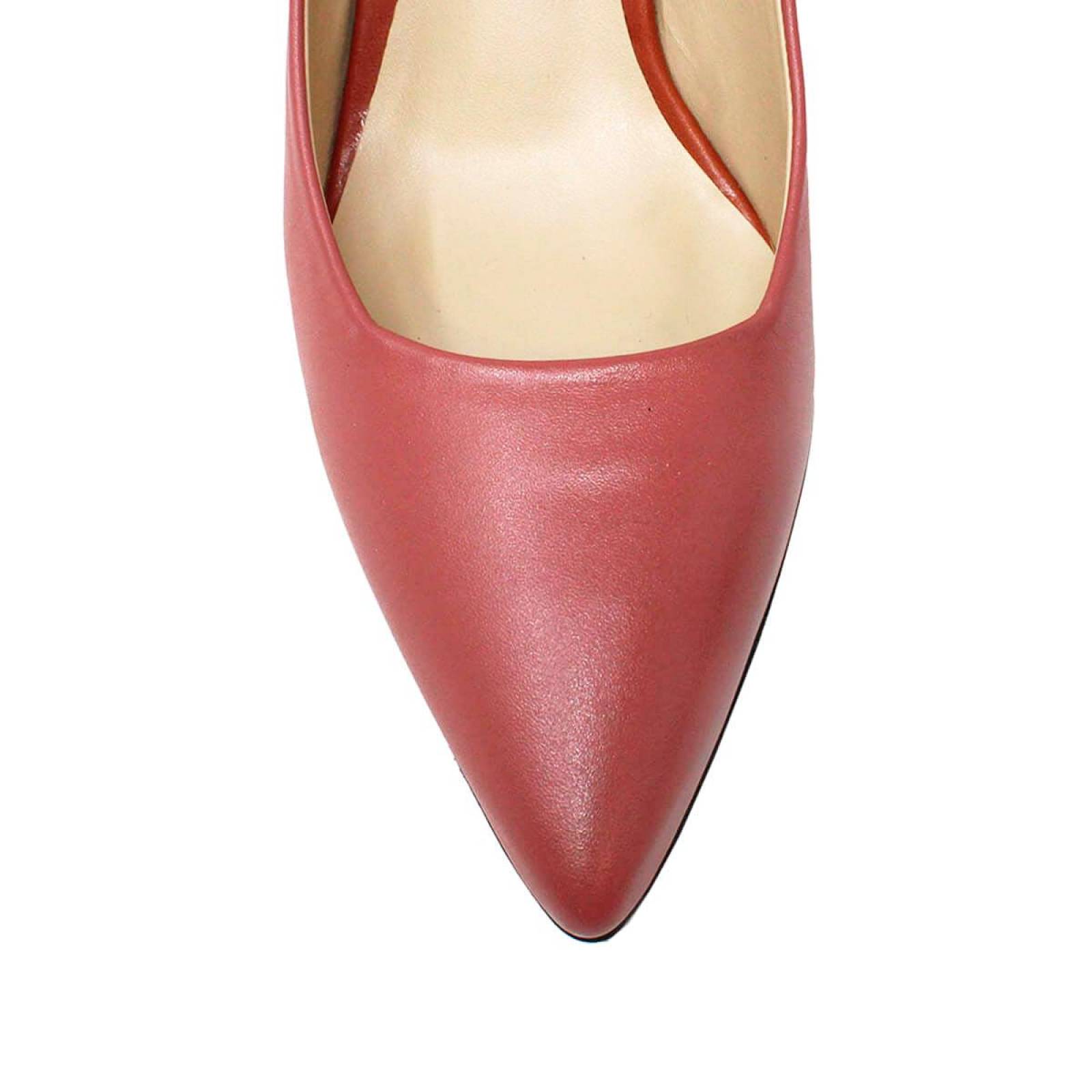 LARA 50 - Mix Rose Regina Romero Zapato Zapatilla Tacon Bajo para Dama en Piel 