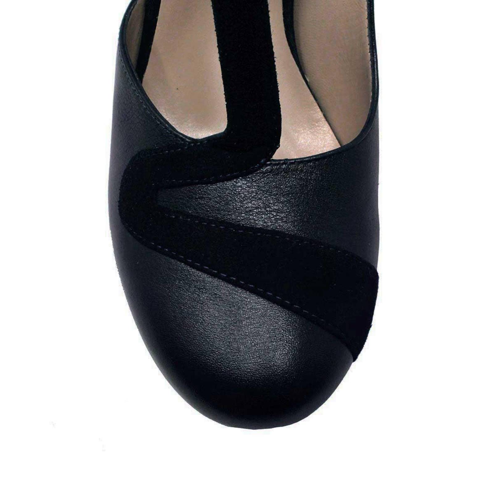 LYRA 135 - Marino Regina Romero Zapato Plataforma Tacon Alto para Dama en Piel