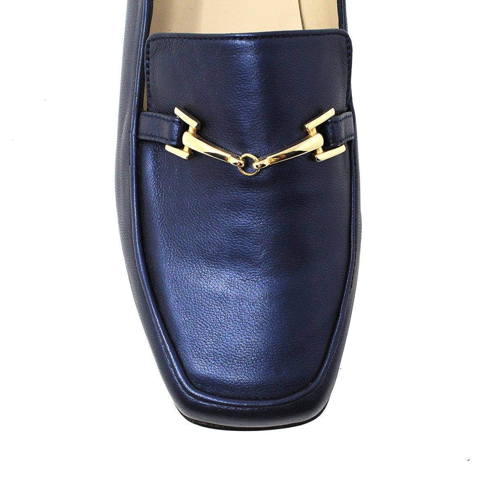 LUA - Marino Regina Romero Zapato Mocasin de Piso para Dama en Piel