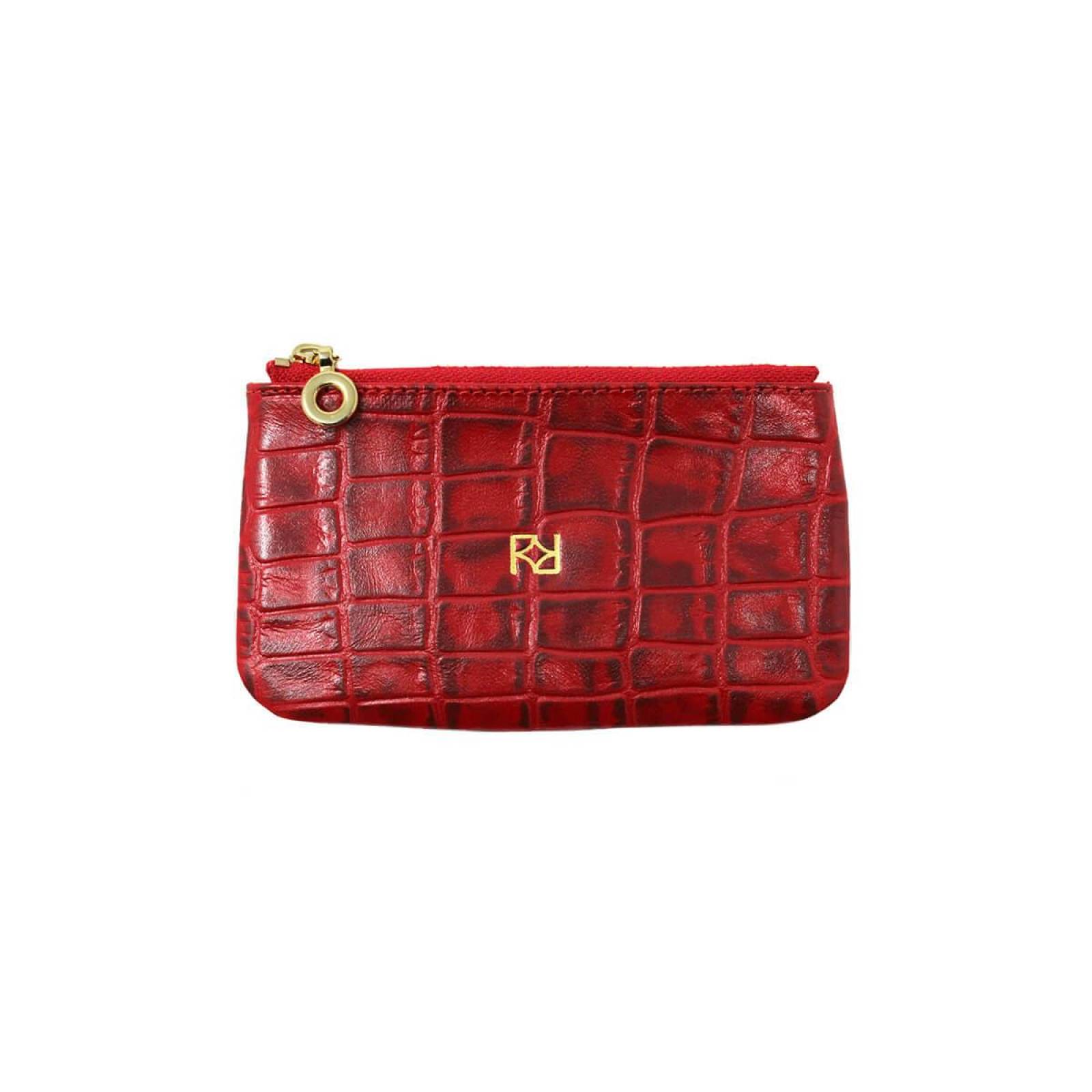 SOPHIE - Rojo Regina Romero Accesorio Monedero para Dama en Piel 2 