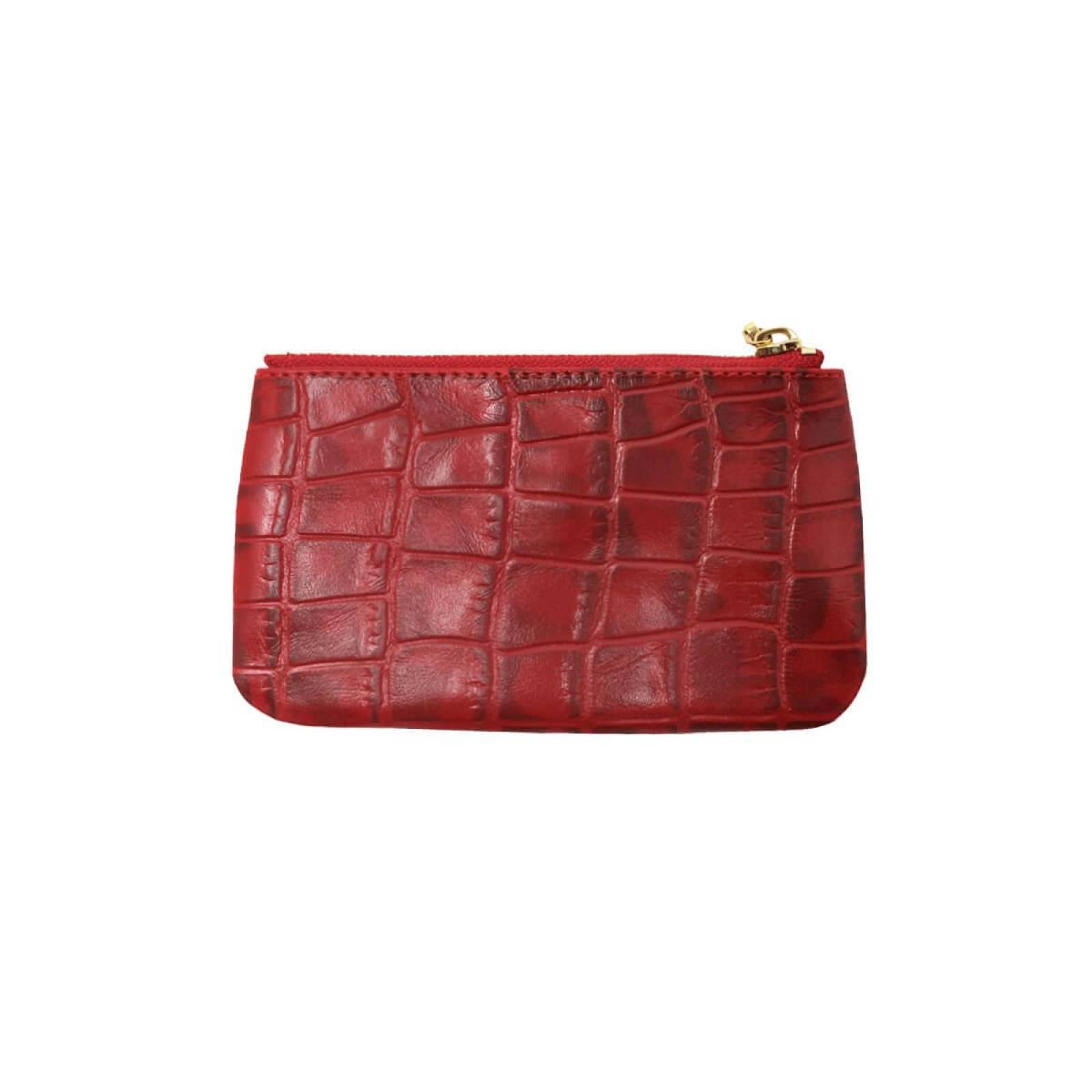 SOPHIE - Rojo Regina Romero Accesorio Monedero para Dama en Piel 2 
