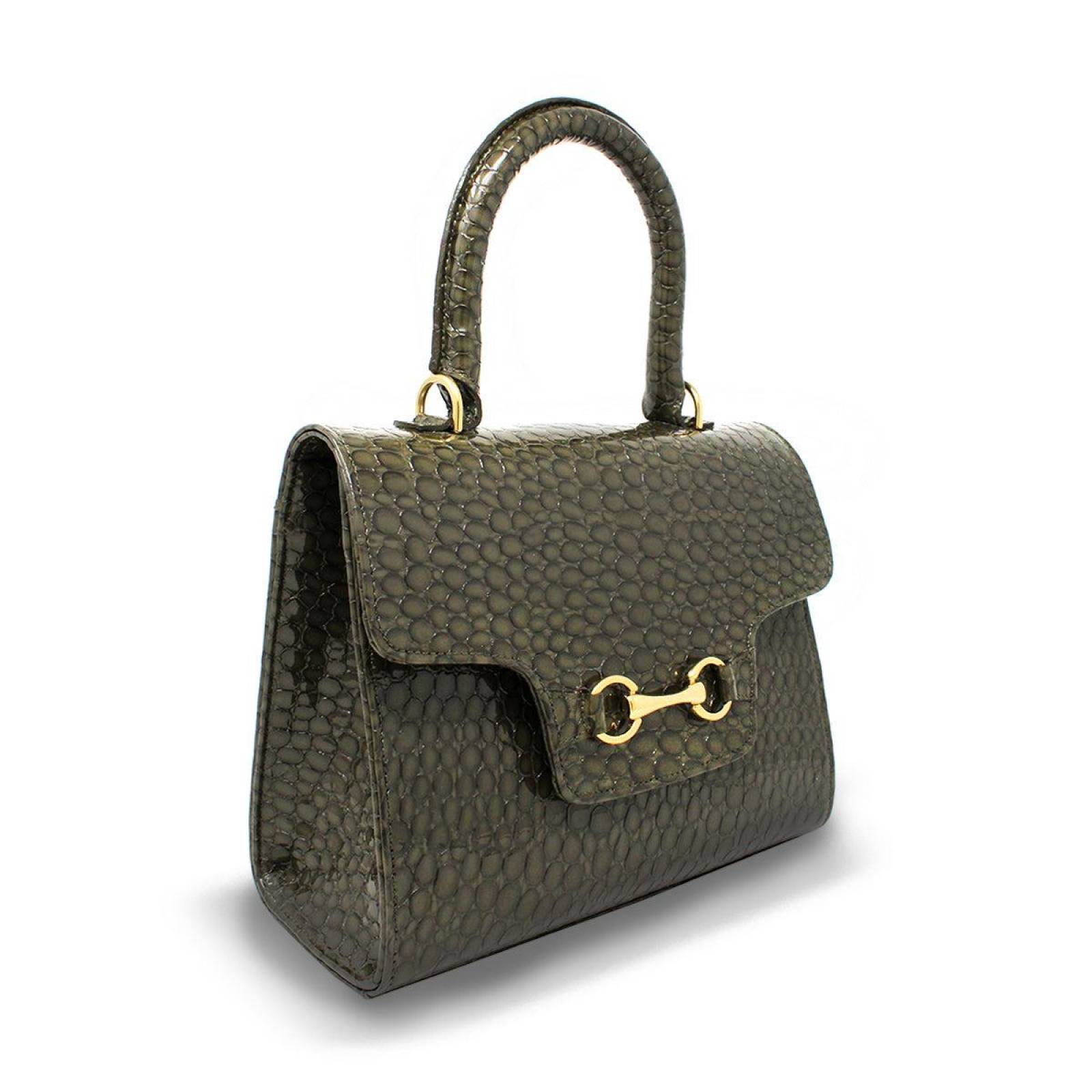 SELINA - Khaki Regina Romero Accesorio Bolso para Dama en Piel 