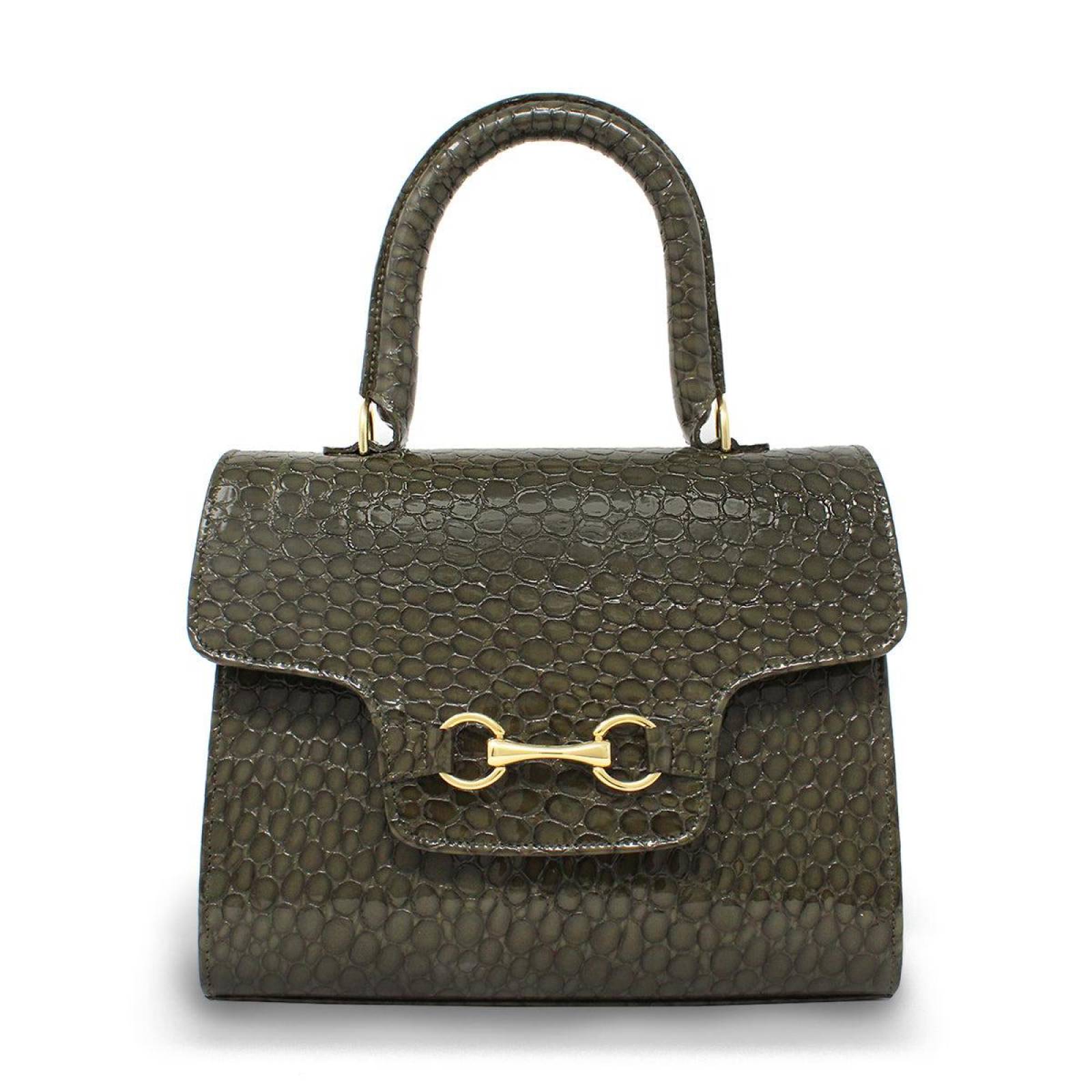 SELINA - Khaki Regina Romero Accesorio Bolso para Dama en Piel 
