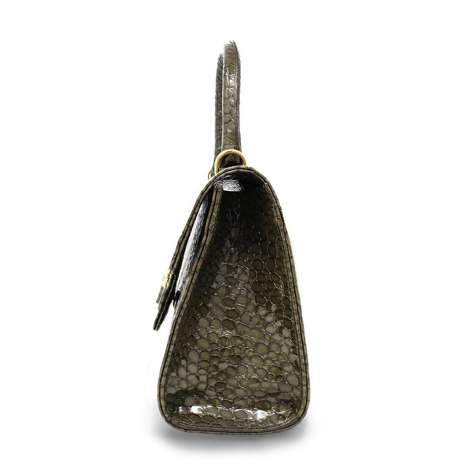 SELINA - Khaki Regina Romero Accesorio Bolso para Dama en Piel 