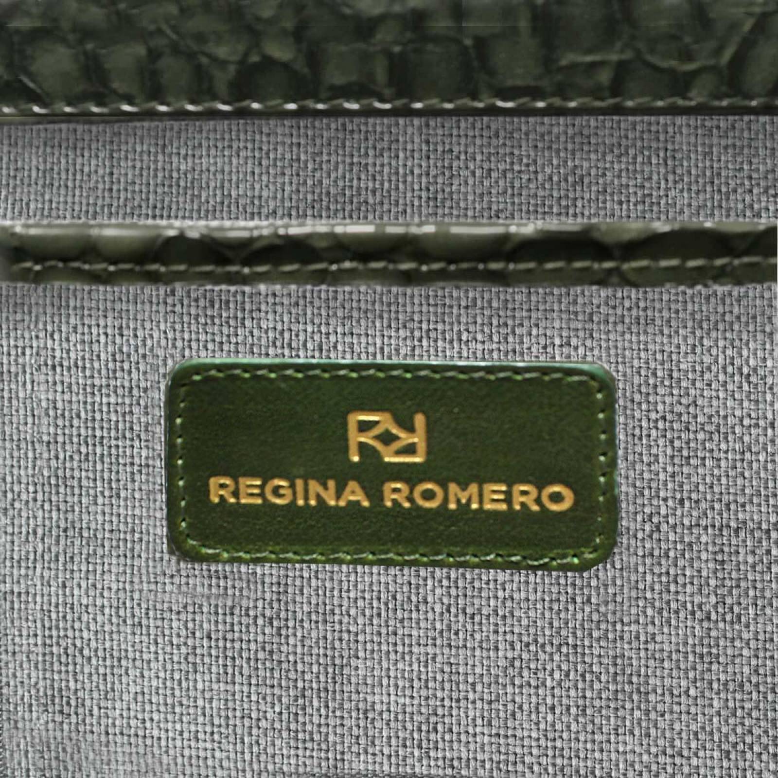 SELINA - Khaki Regina Romero Accesorio Bolso para Dama en Piel 