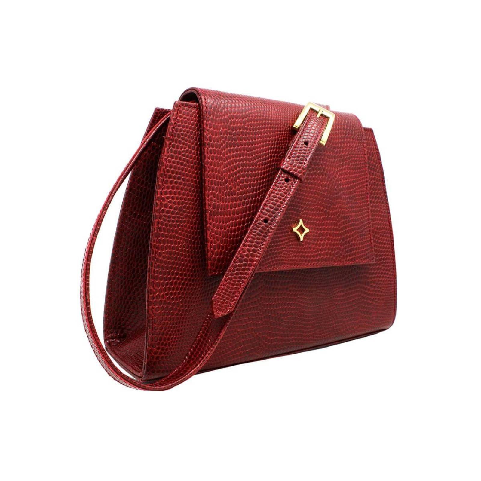 AIMEE - Rojo Regina Romero Accesorio Bolso para Dama en Piel 