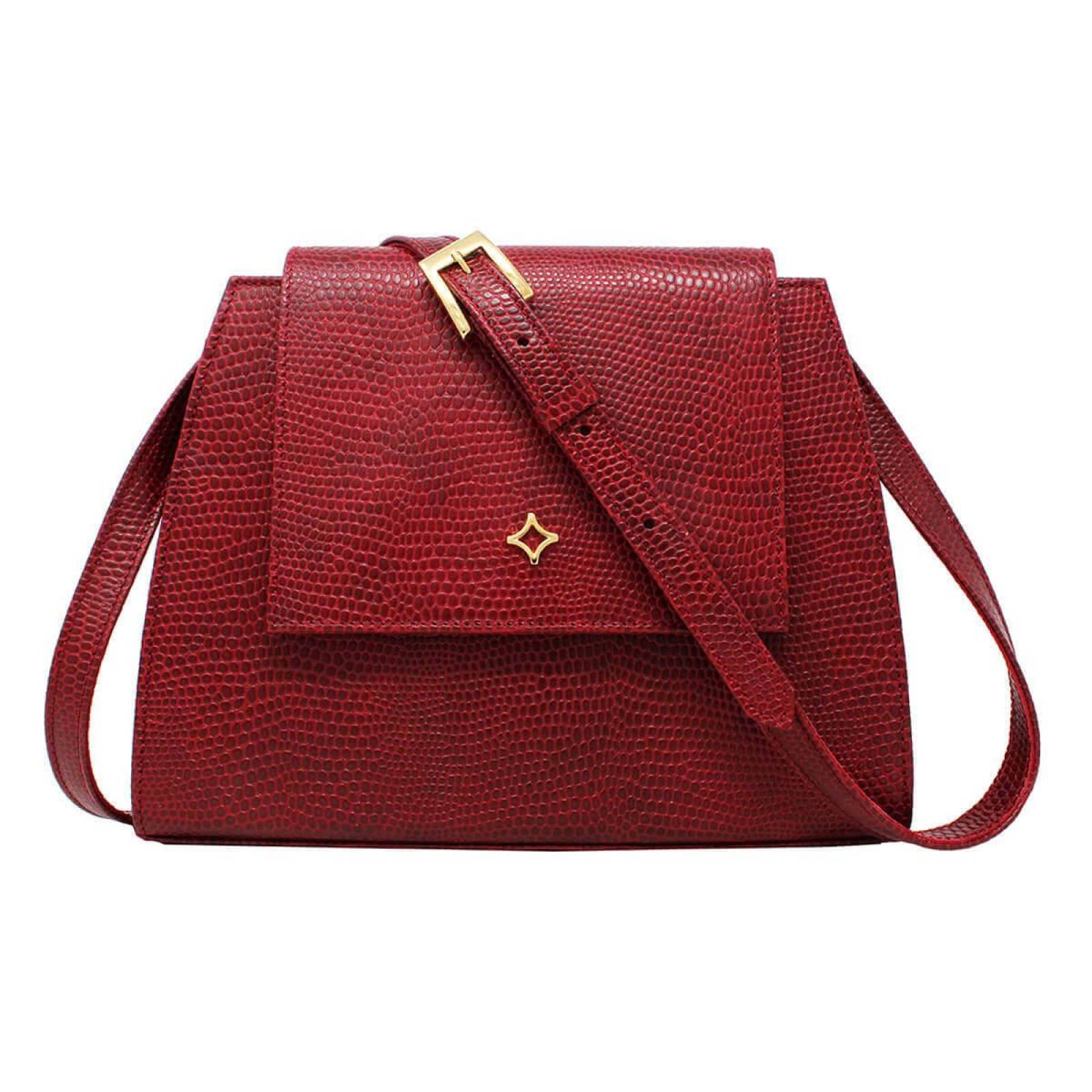 AIMEE - Rojo Regina Romero Accesorio Bolso para Dama en Piel 
