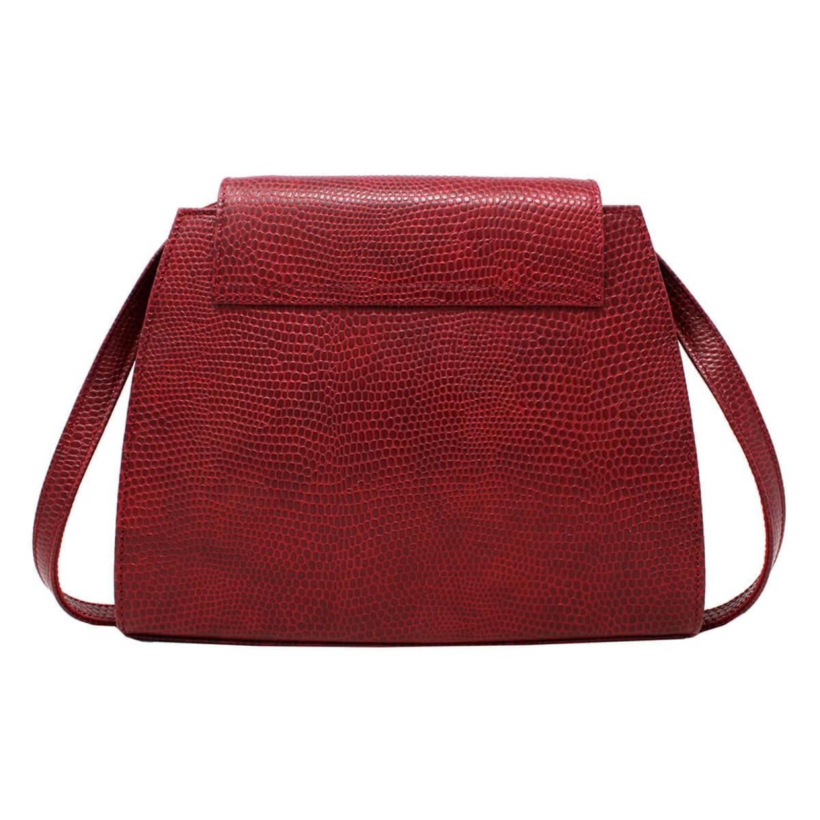 AIMEE - Rojo Regina Romero Accesorio Bolso para Dama en Piel 