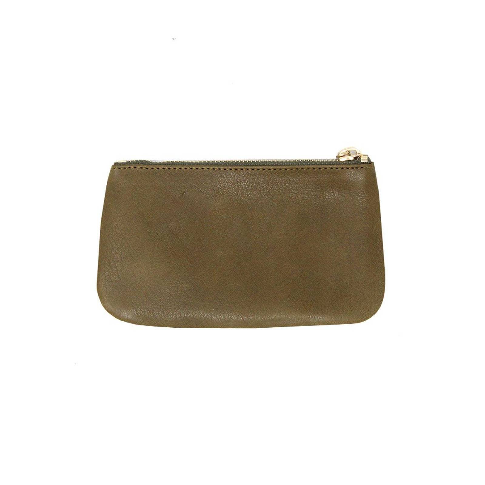 SOPHIE - Verde Olivo Regina Romero Accesorio Monedero para Dama en Piel 