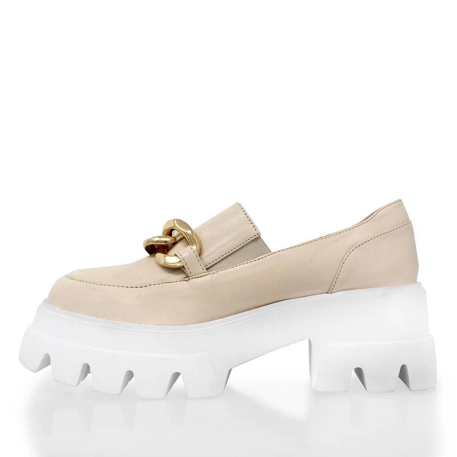 RAQUEL 65 - Latte Regina Romero Zapato Bostoniano Urbano Sport para Dama en Piel 