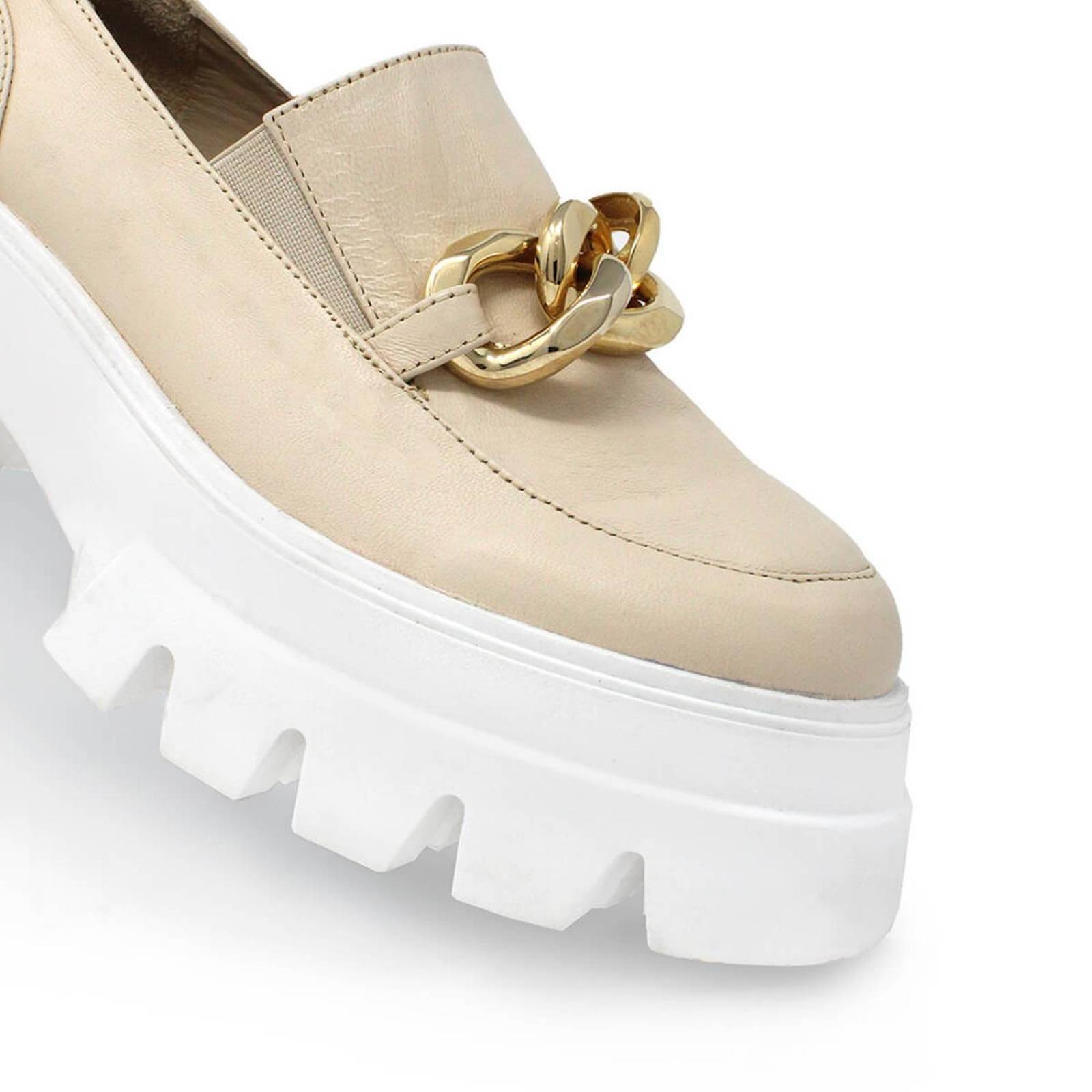 RAQUEL 65 - Latte Regina Romero Zapato Bostoniano Urbano Sport para Dama en Piel 