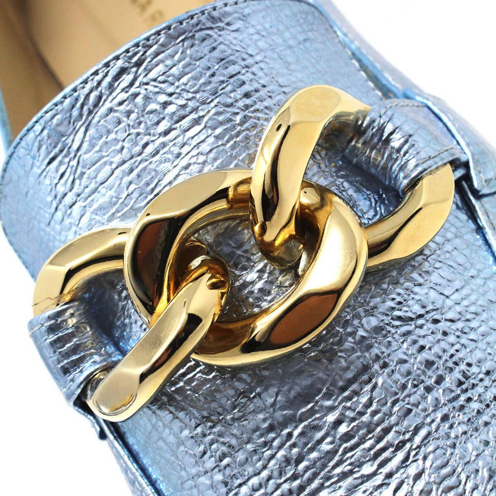 ALINE - Azul Claro Regina Romero Zapato Mocasin de Piso para Dama en Piel 