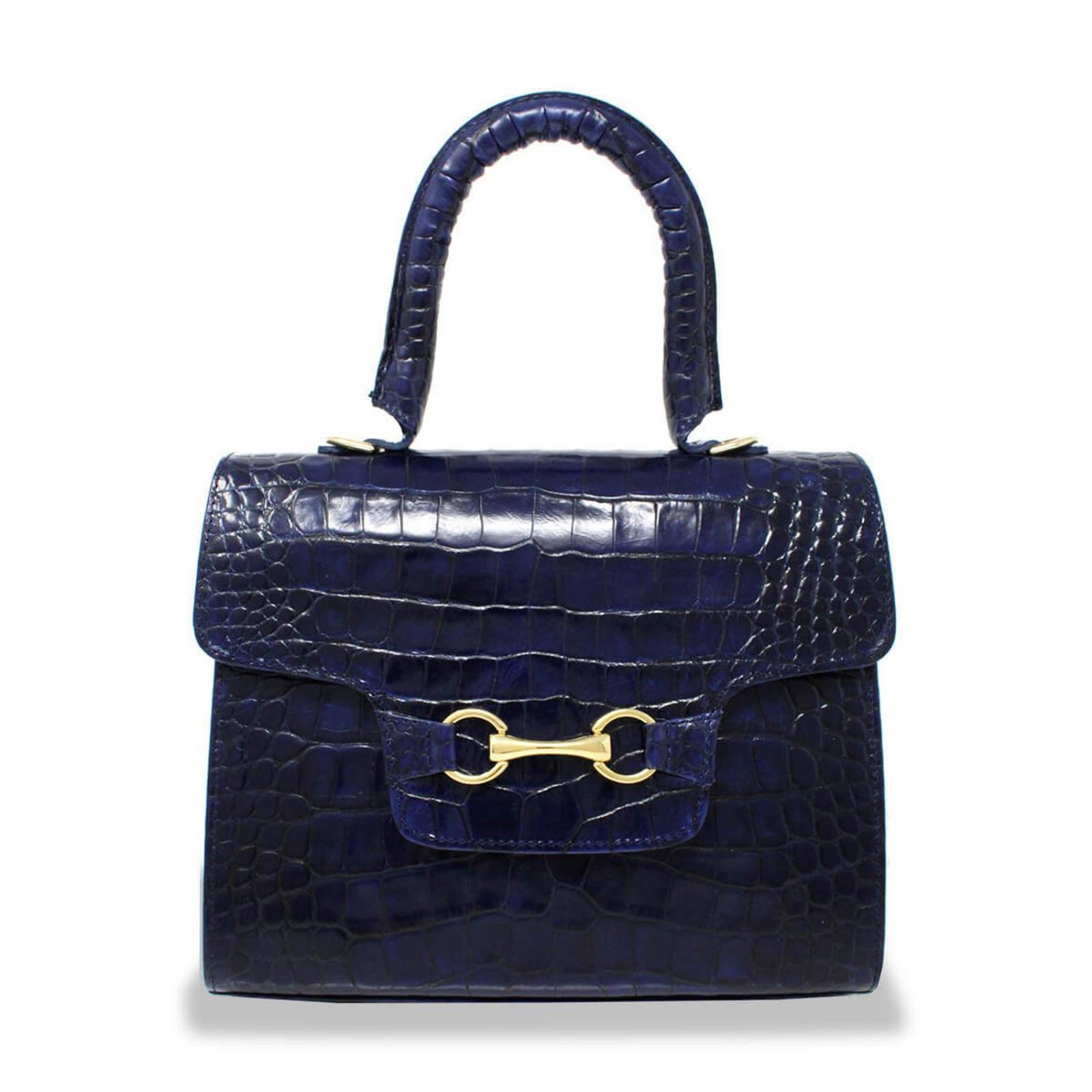 SELINA - Azul Marino Regina Romero Accesorio Bolso para Dama en Piel 