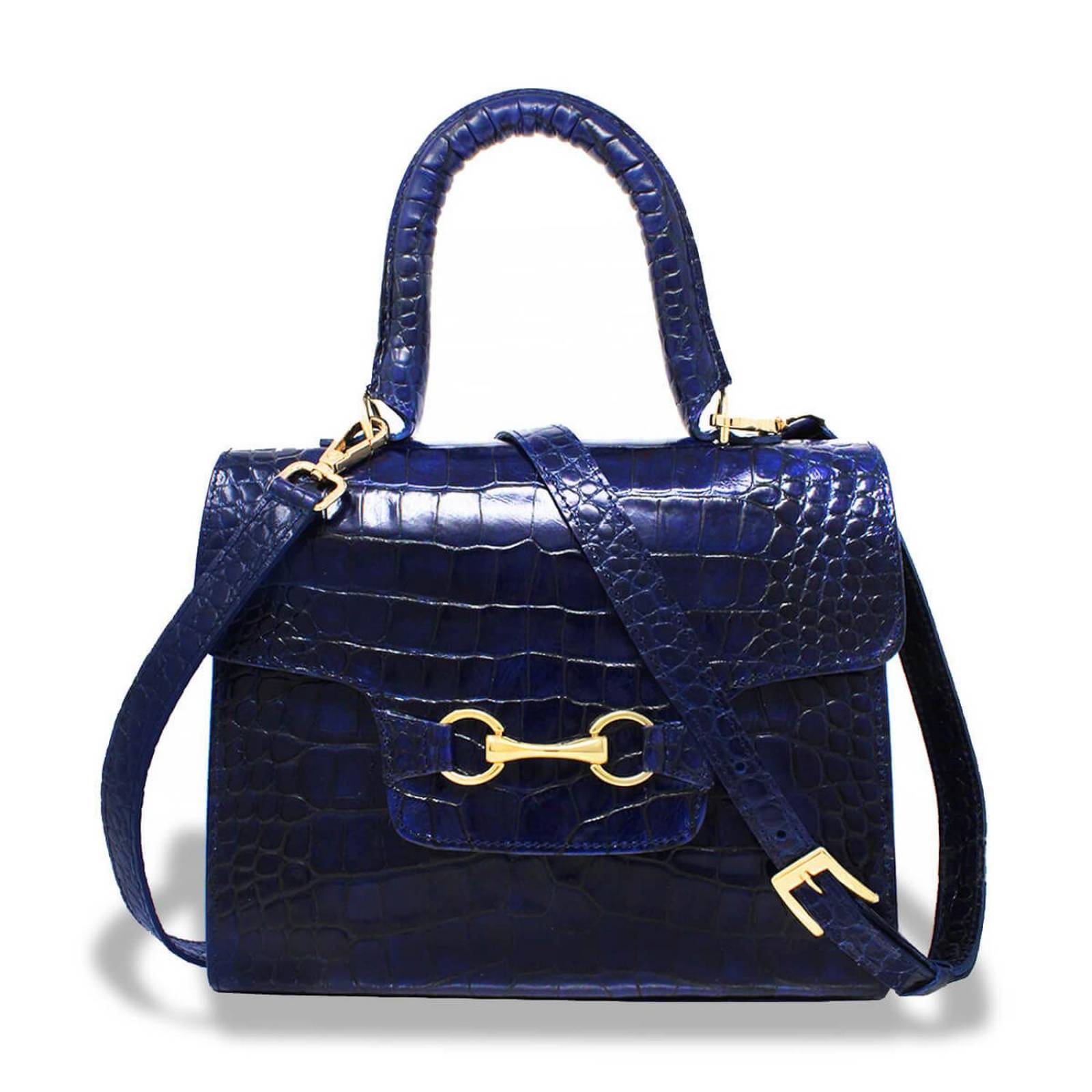 SELINA - Azul Marino Regina Romero Accesorio Bolso para Dama en Piel 