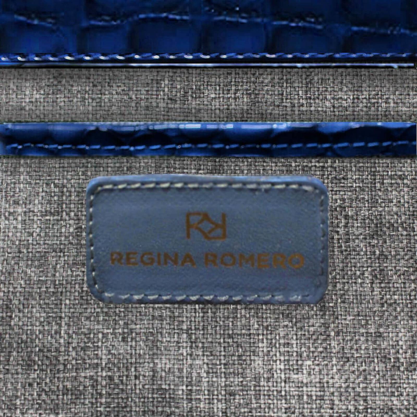 SELINA - Azul Marino Regina Romero Accesorio Bolso para Dama en Piel 