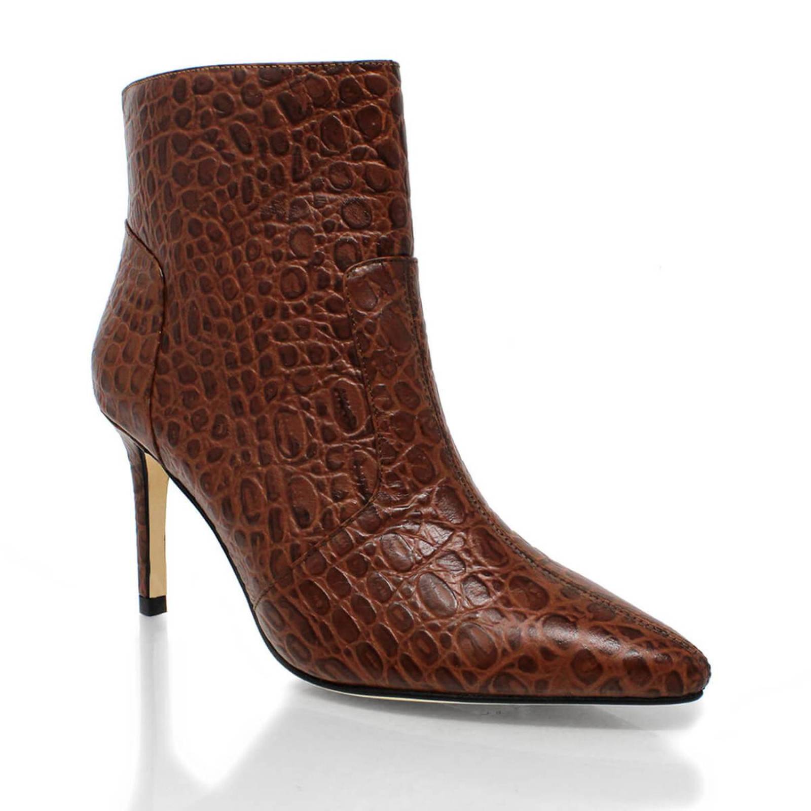 ANTONIA 75 - Cafe Regina Romero Zapato Bota Botin Tacon Alto Para Dama en Piel