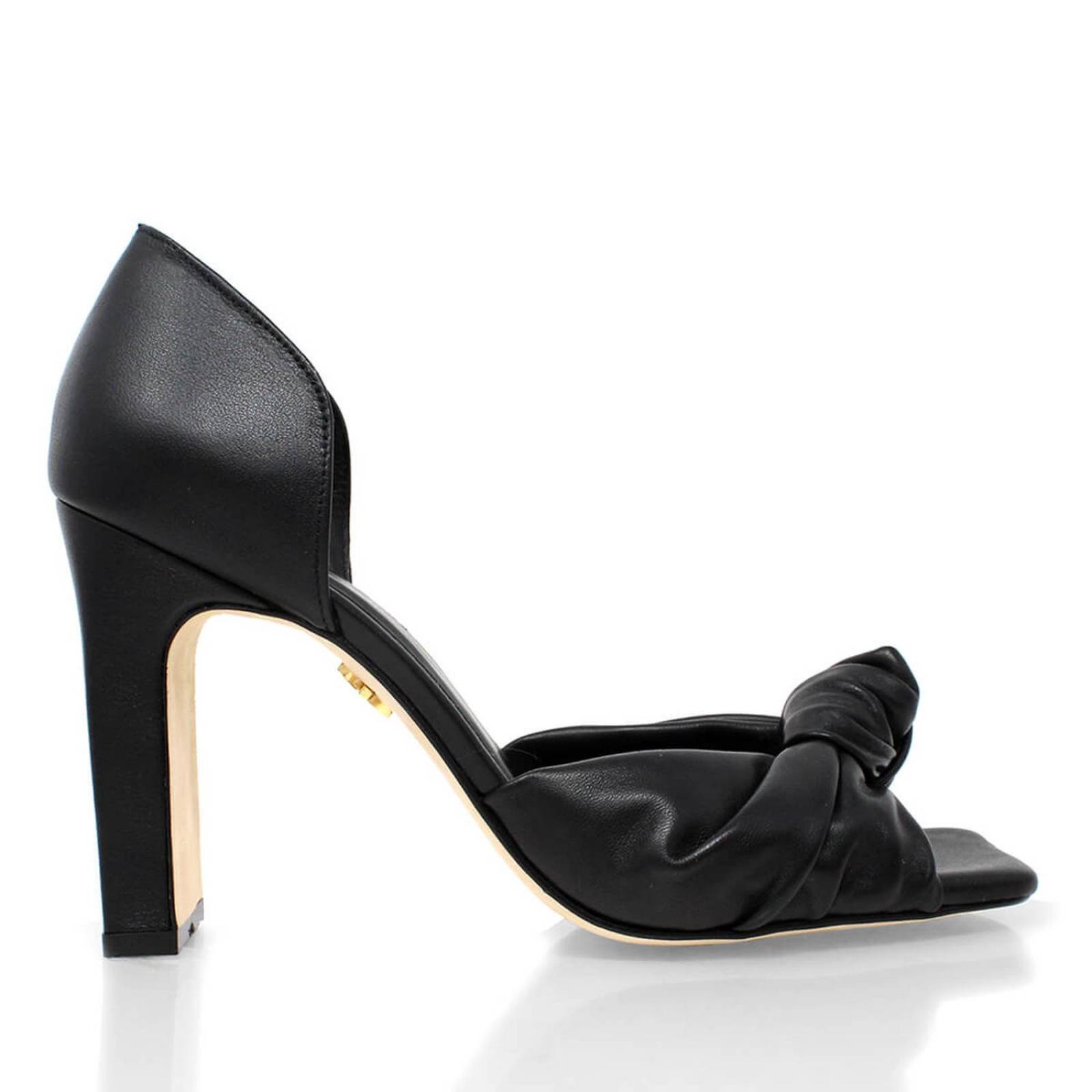 MIRANDA 100 - Negro Regina Romero Zapato Sandalia Zapatilla Tacon Alto Para Dama en Piel