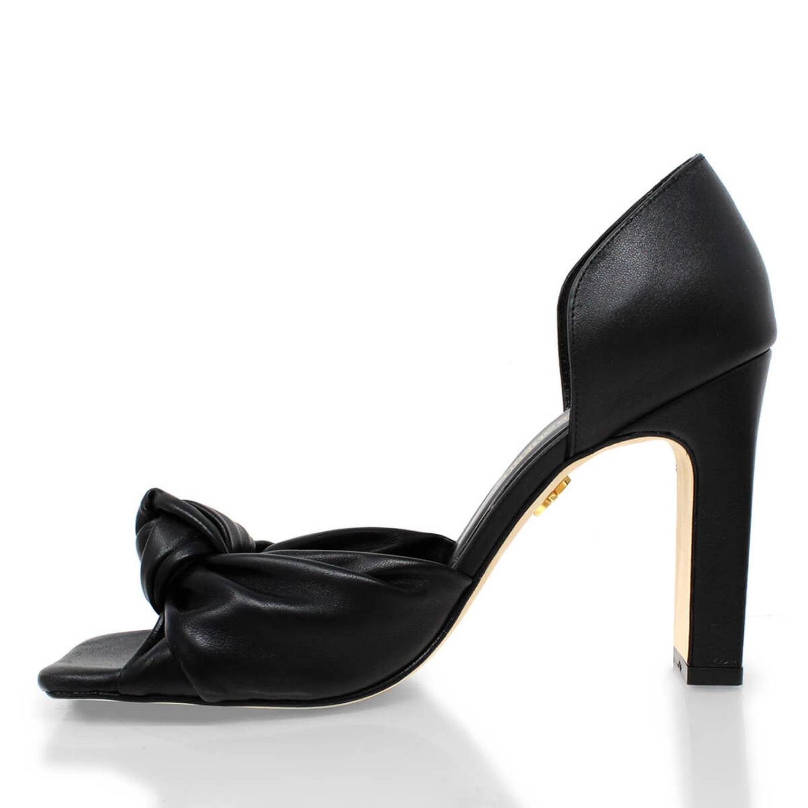 MIRANDA 100 - Negro Regina Romero Zapato Sandalia Zapatilla Tacon Alto Para Dama en Piel