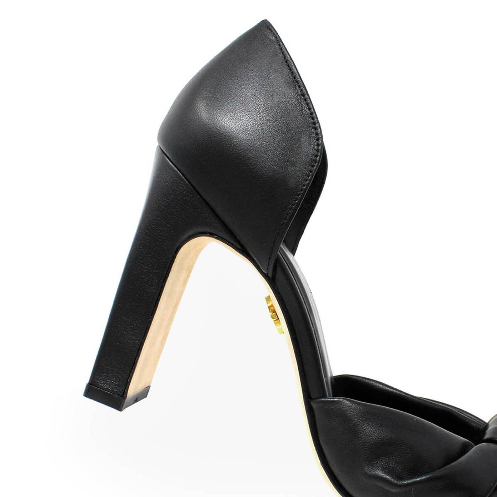 MIRANDA 100 - Negro Regina Romero Zapato Sandalia Zapatilla Tacon Alto Para Dama en Piel