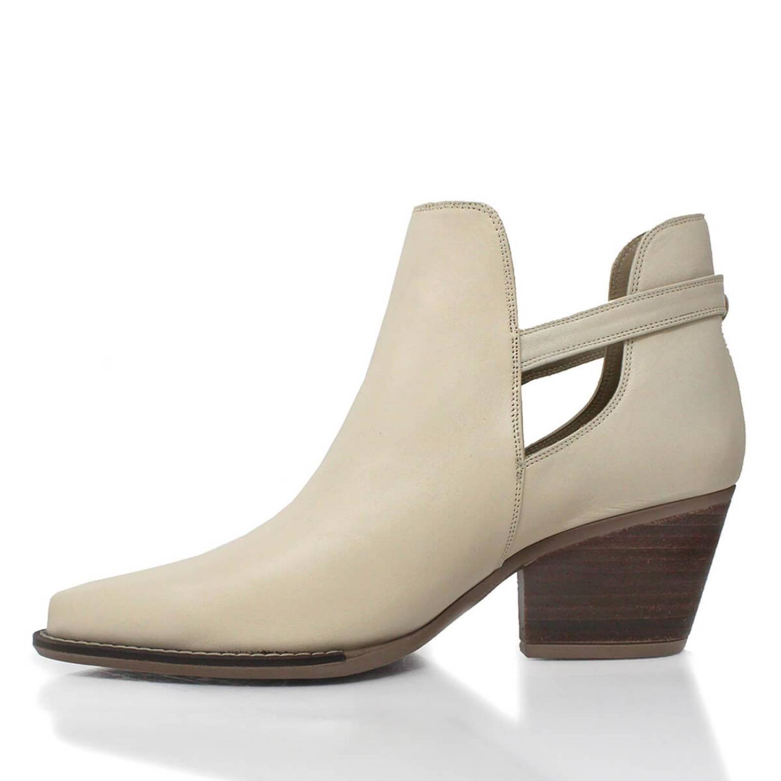 BLAKE 60 - Arena Regina Romero Zapato Bota Botin Tacon Bajo Para Dama en Piel 