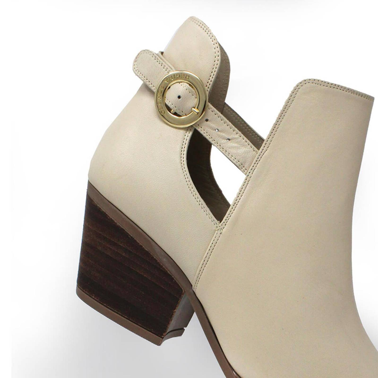 BLAKE 60 - Arena Regina Romero Zapato Bota Botin Tacon Bajo Para Dama en Piel 