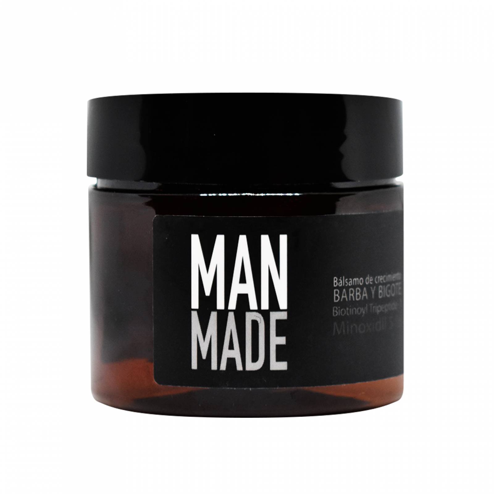 Man Made - Bálsamo de Crecimiento de Barba 5% + Biotinoyl Tripeptide 70g 1X