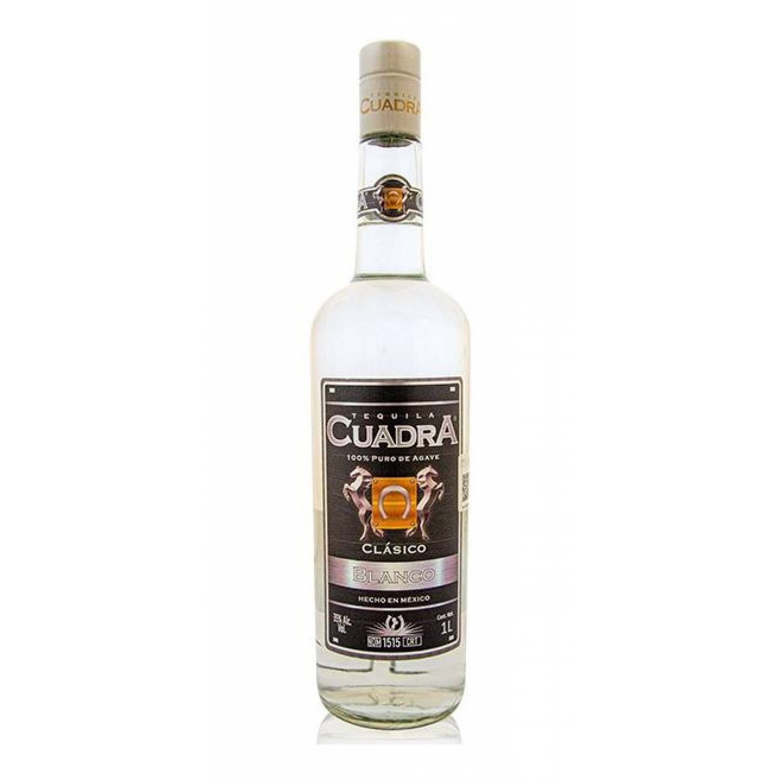 Tequila Cuadra Blanco 100% Agave 1 L 