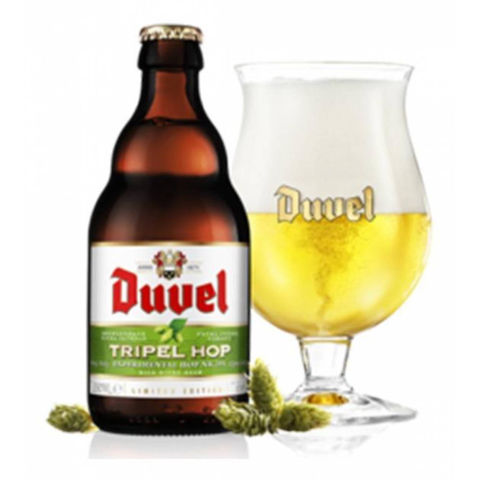 Cerveza Duvel Tripel Hop Citra 3 Botellas 330ml C/u 