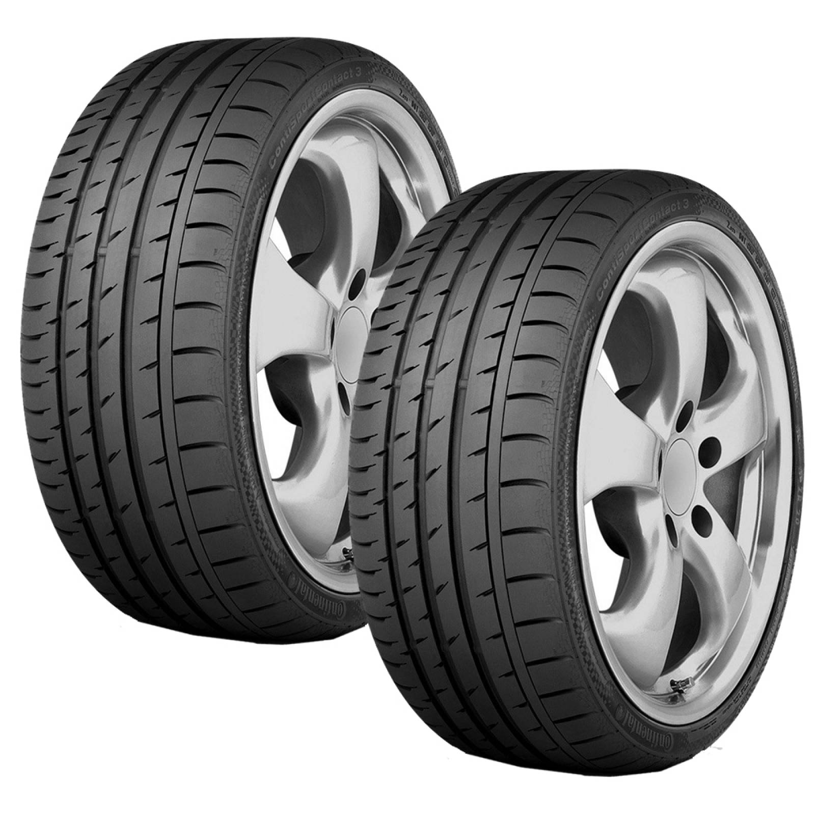 Paquete de 2 LLANTAS 195 45 R17 CONTINENTAL CONTISPORTCONTACT 3 81W
