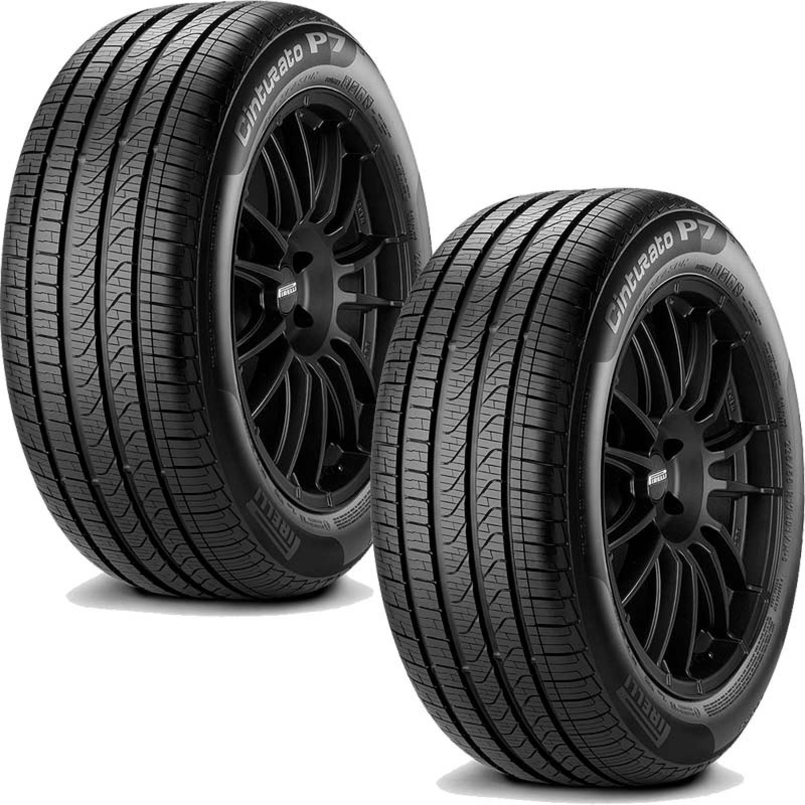 Paquete de 2 LLANTAS 195 55 R16 PIRELLI CINTURATO P7 ALL SEASON RUNFLAT ...