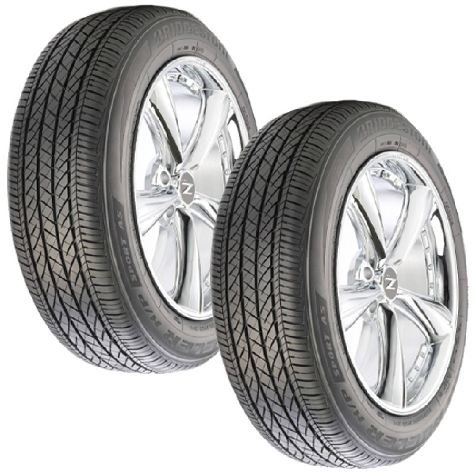 Paquete de 2 LLANTAS 235 60 R18 BRIDGESTONE DUELER H P SPORT AS SUV 107V