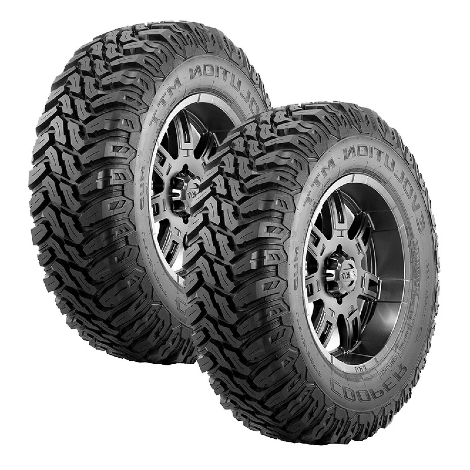 Paquete de 2 LLANTAS 31X10 5 R15 COOPER EVOLUTION MTT 6C 109Q