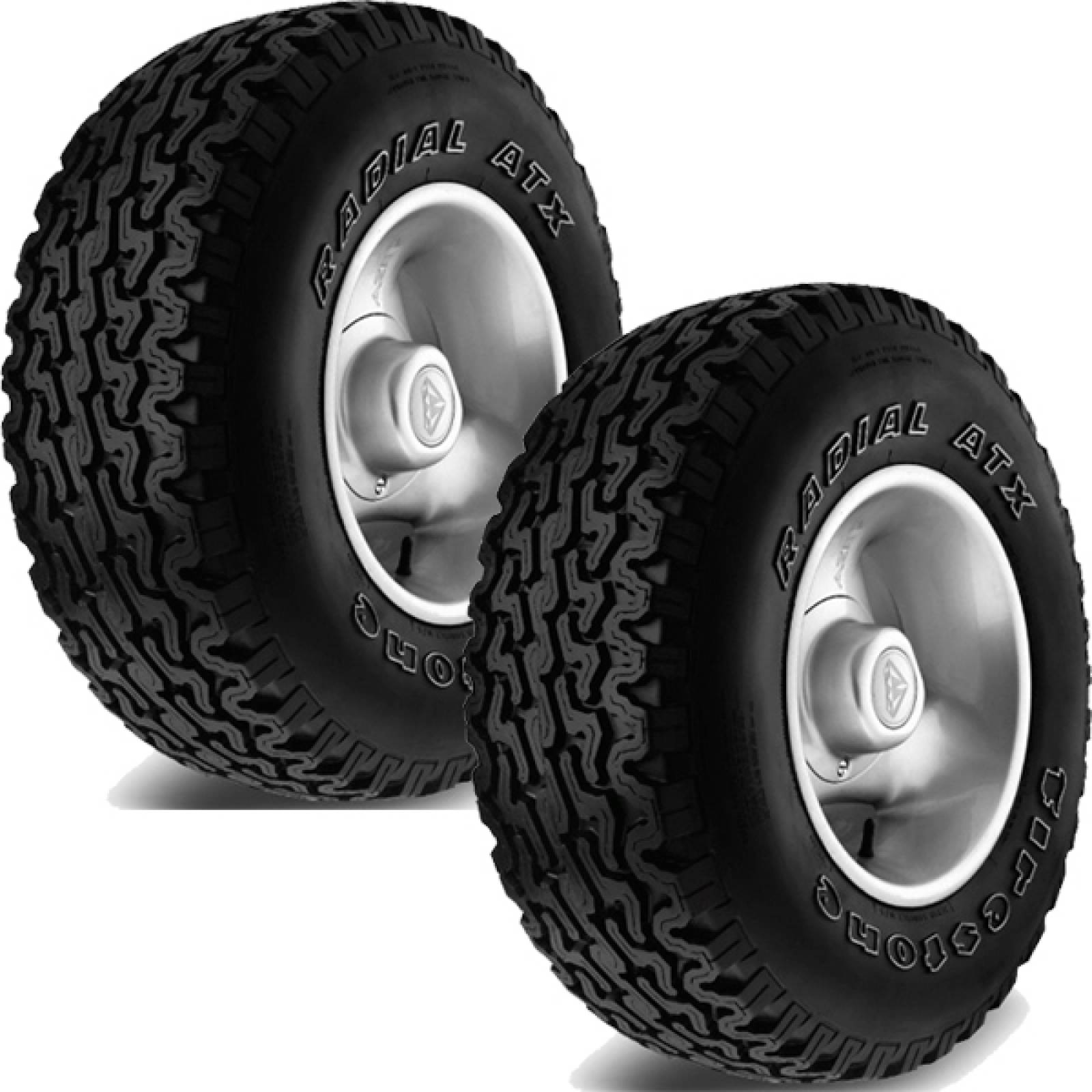 Paquete de 2 LLANTAS 31X10 5 R15 FIRESTONE RADIAL ATX 109Q