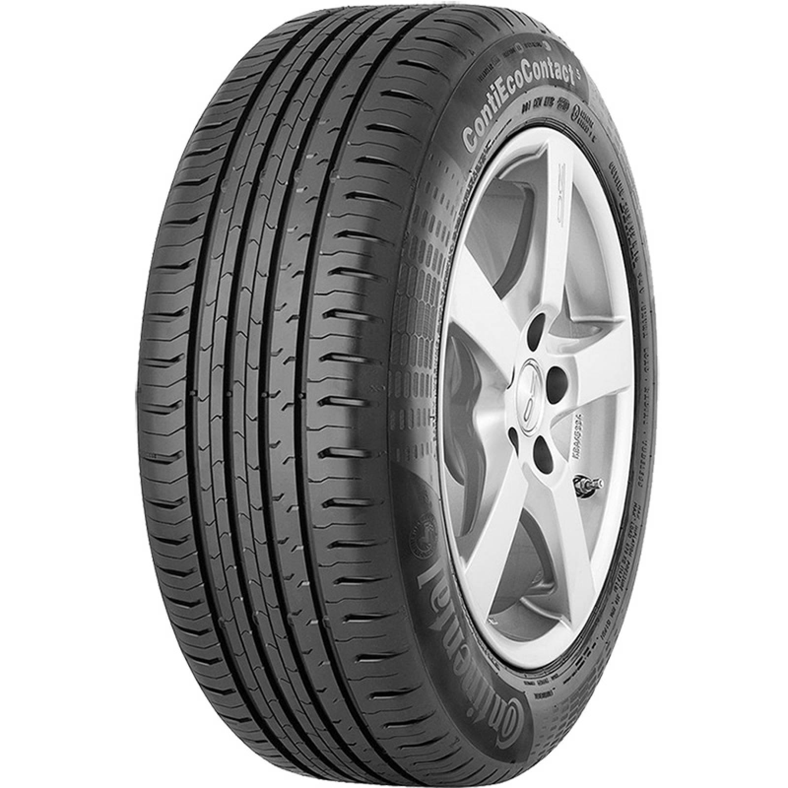 Paquete de 4 LLANTAS 185 60 R15 CONTINENTAL CONTIECOCONTACT 5 AO 84H