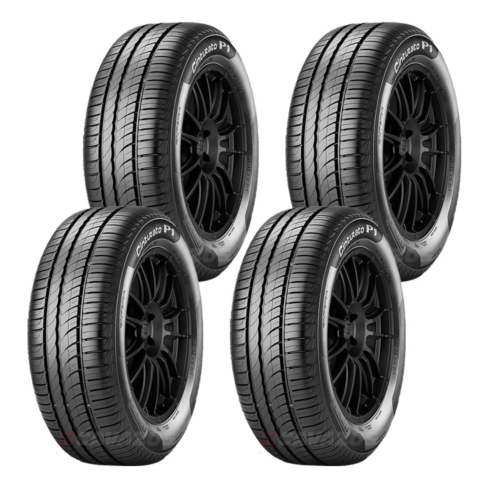 Paquete de 4 LLANTAS 195 65 R15 PIRELLI CINTURATO P1 91H