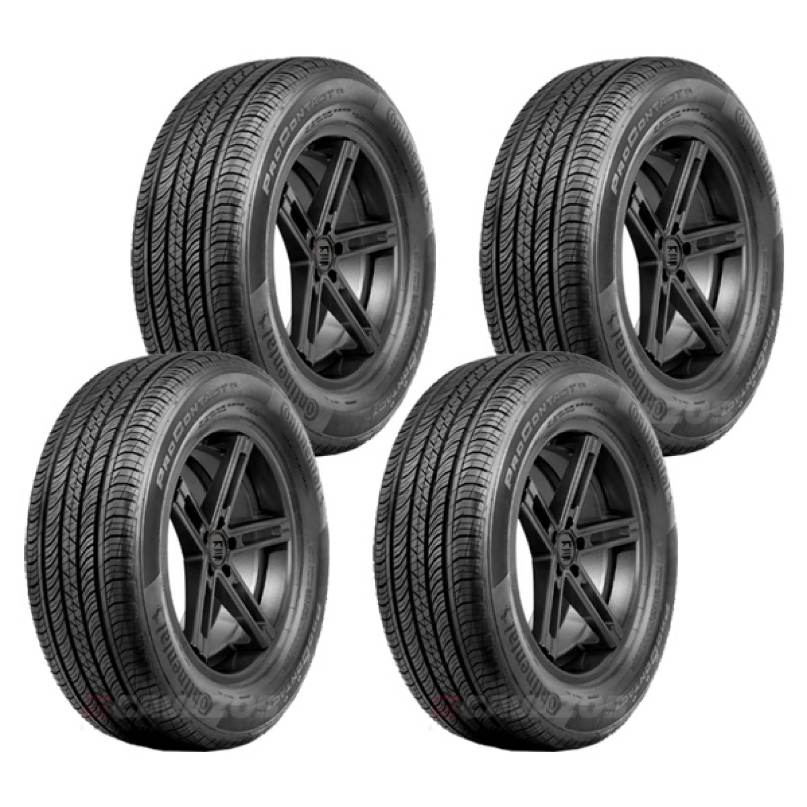 Paquete de 4 LLANTAS 205 45 R17 CONTINENTAL PROCONTACT TX 88V