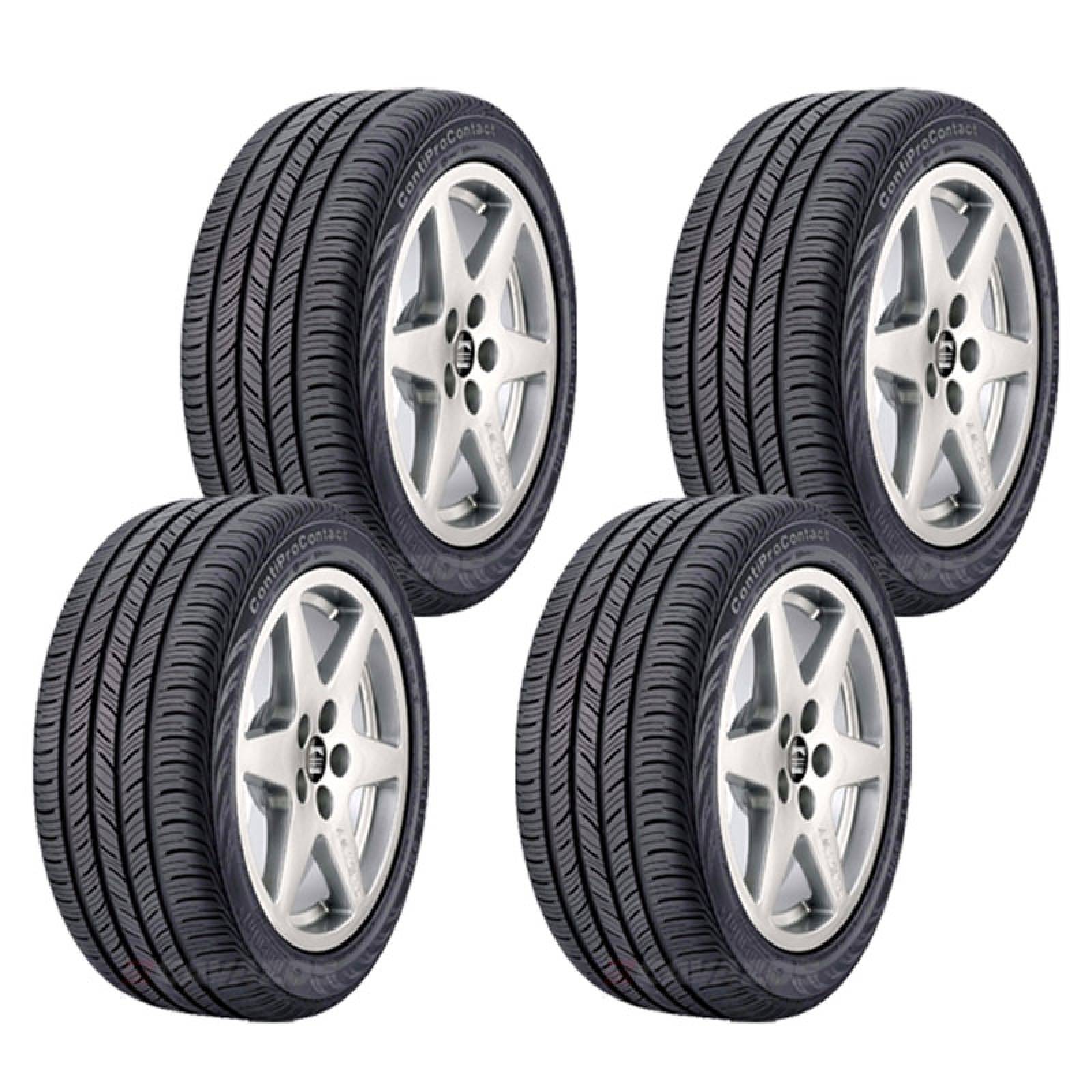 Paquete de 4 LLANTAS 205 50 R17 CONTINENTAL CONTIPROCONTACT 89V