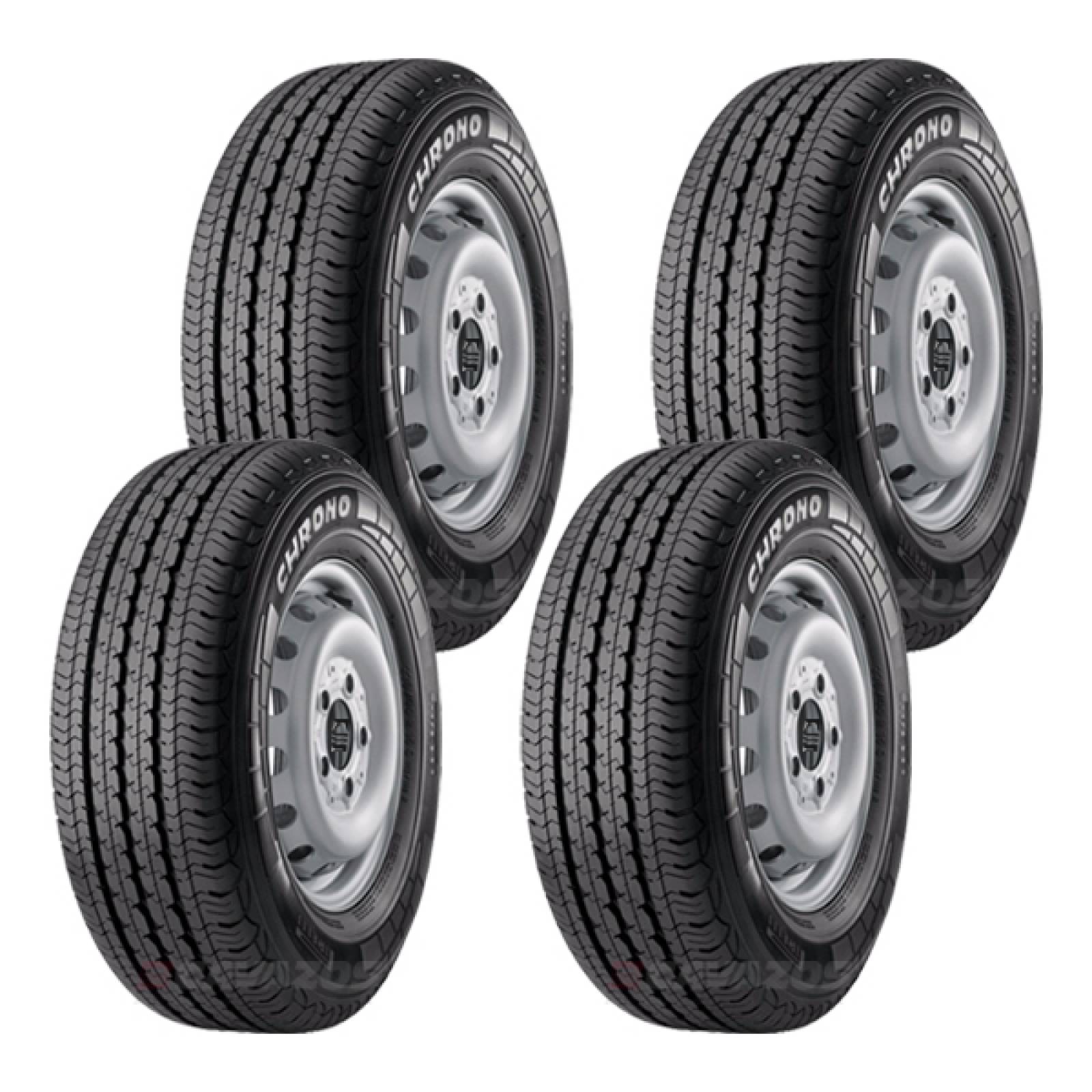 Paquete de 4 LLANTAS 205 75 R16 PIRELLI CHRONO (REFORZADA) 110R