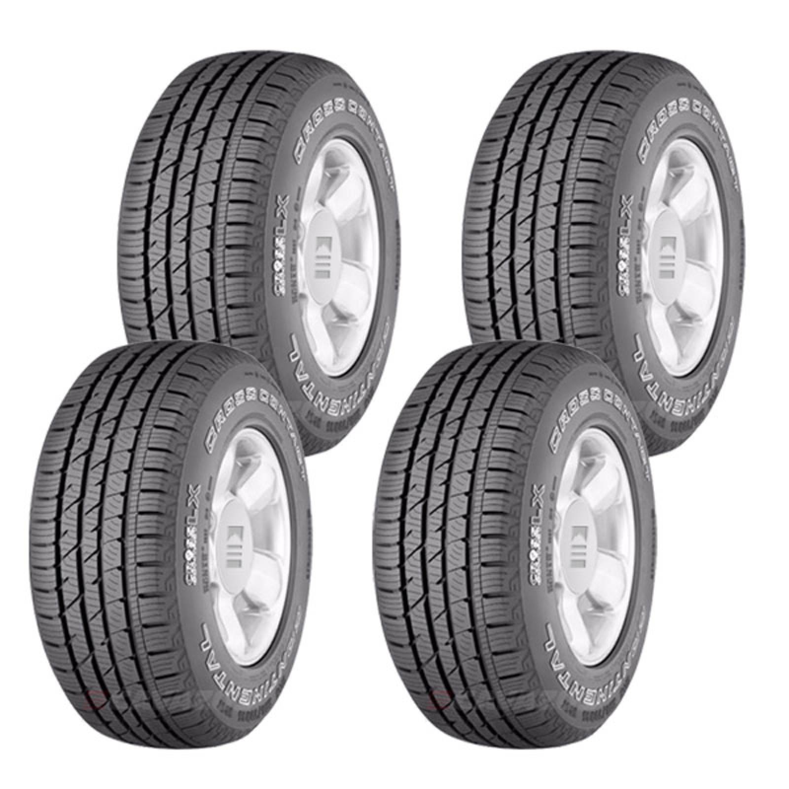 Paquete de 4 LLANTA 225 65 R17 Continental conticrosscontact lx 102H