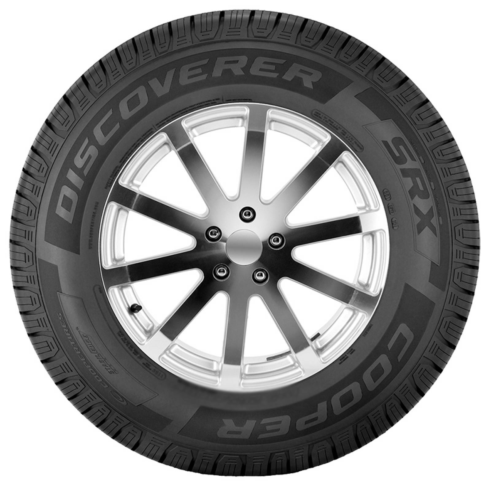 Paquete de 4 LLANTAS 225 65 R17 COOPER DISCOVERER SRX 102H