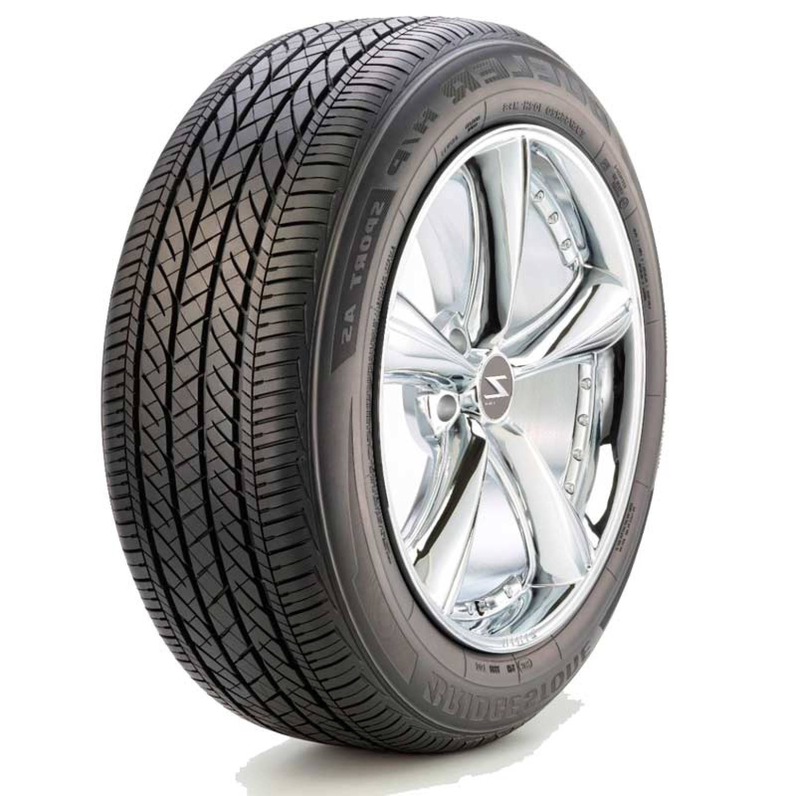 Paquete de 4 LLANTAS 225 65 R17 BRIDGESTONE DUELER H P SPORT AS 102T