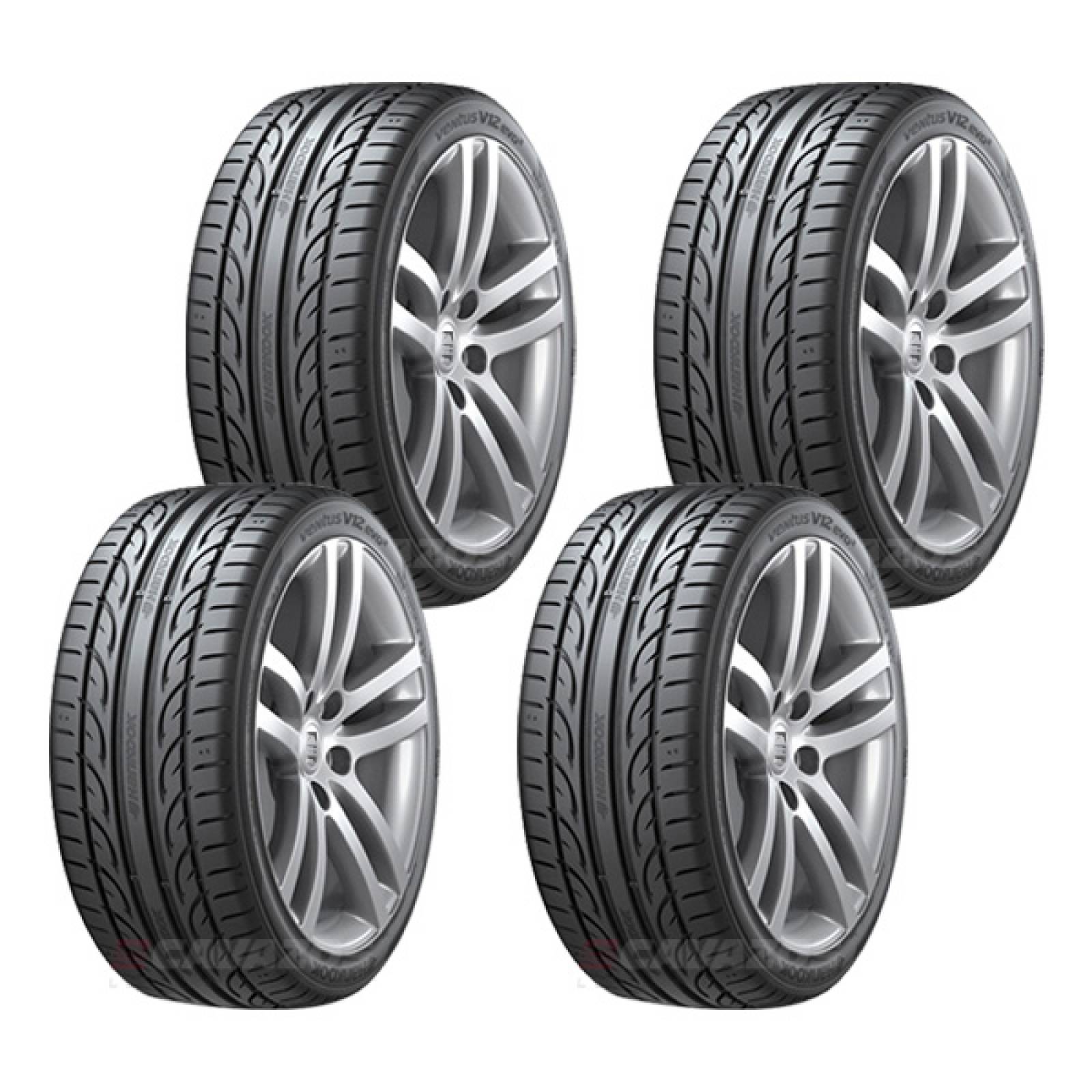 Paquete de 4 LLANTAS 235 45 R17 HANKOOK VENTUS V12 EVO 2 K120 97Y