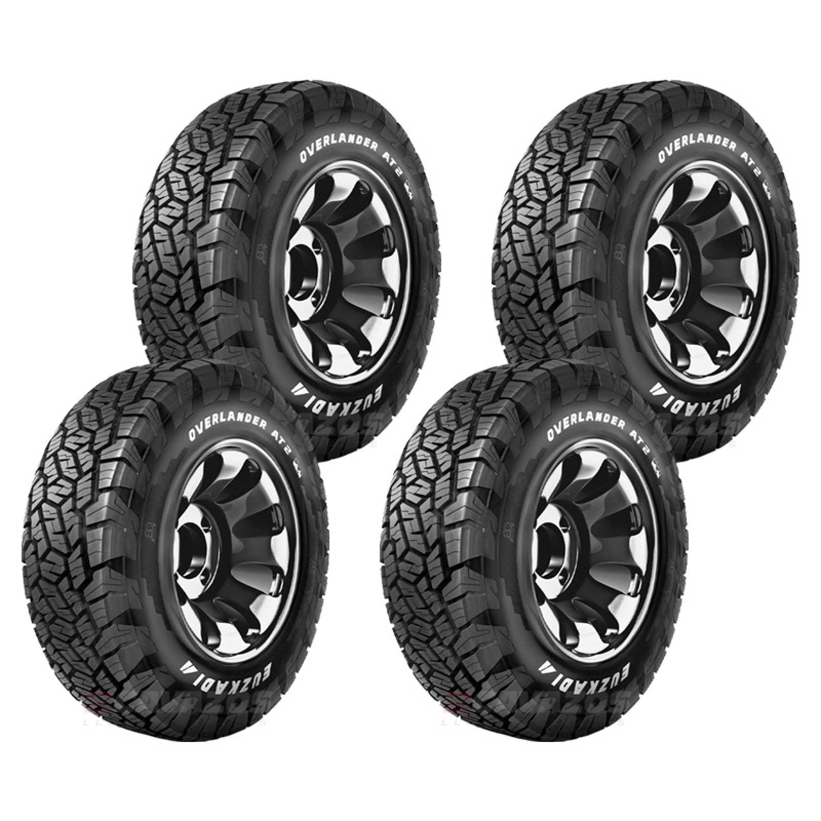Paquete de 4 LLANTAS 27X8 5 R14 EUZKADI OVERLANDER AT2 95Q