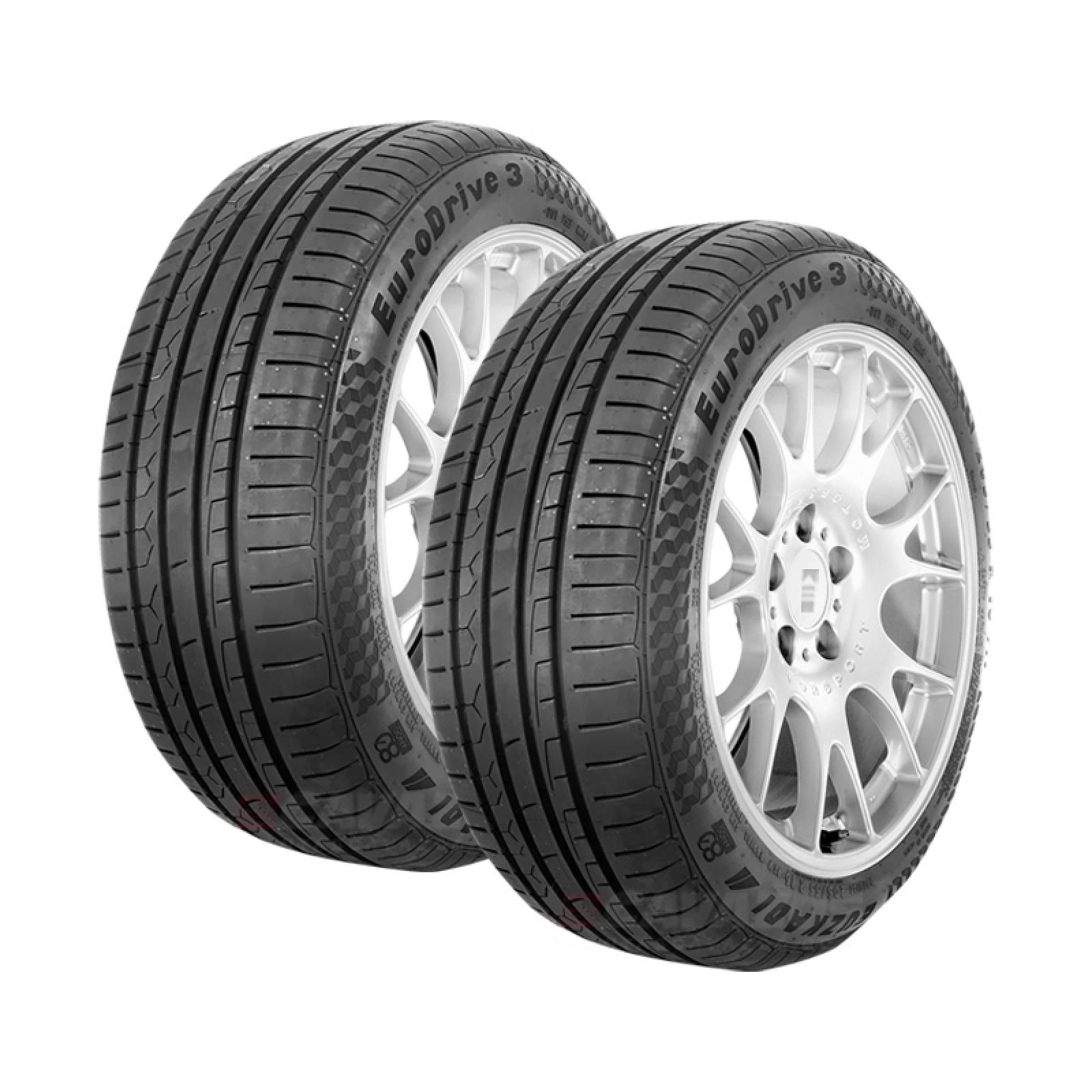 Paquete de 2 LLANTAS 195 65 R15 EUZKADI EURODRIVE 3 91H